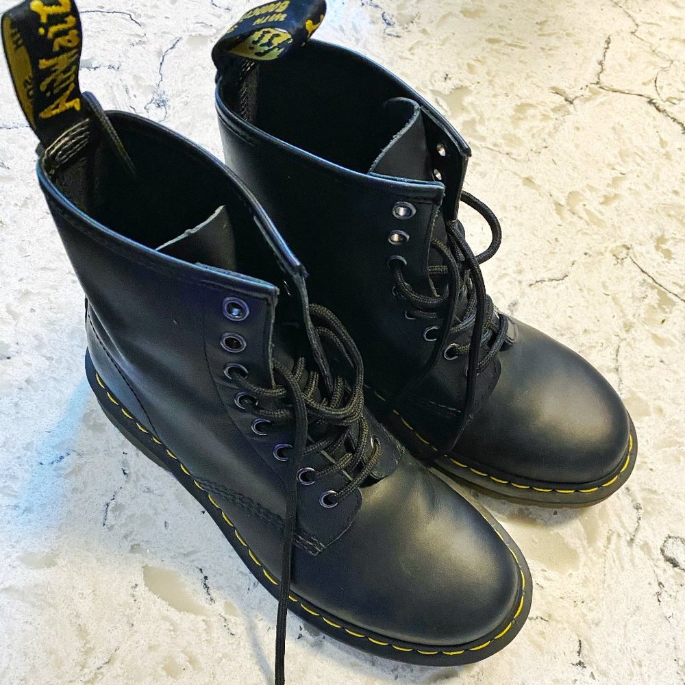 Dr. Martens 1460 Nappa Leather Lace Up Boots